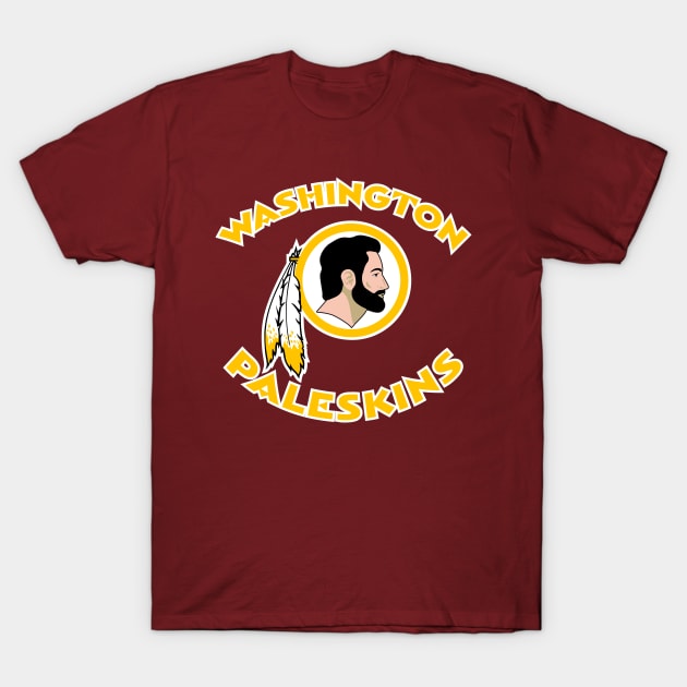 Washington Paleskins T-Shirt by Alema Art